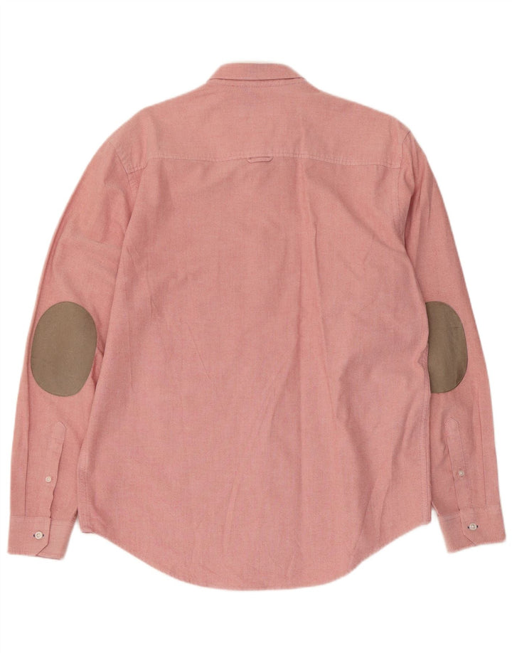 Zara Herre Regular Fit Shirt Large Pink