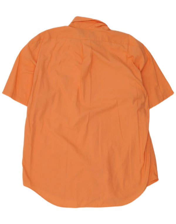 Ralph Lauren Herre Blake Kortærmet Relaxed Fit skjorte Stor Orange Bomuld
