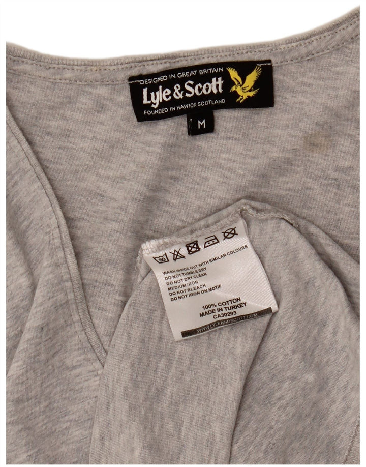 LYLE & SCOTT Herrevest Top Medium Grey Flecked Bomuld