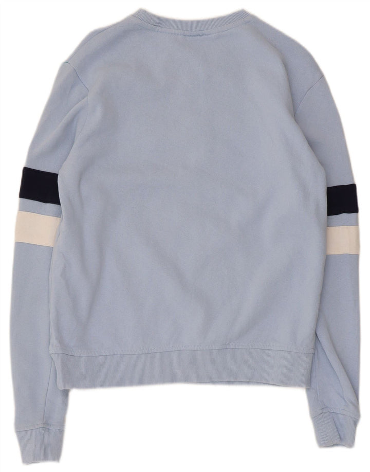 Fila Herre grafisk sweatshirt jumper lille blå farveblok bomuld
