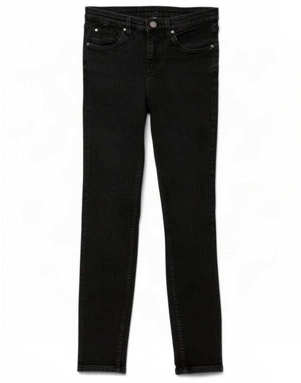 Crew Clothing Dame Skinny Jeans UK 10 Small W30 L27 Navy Blue Cotton