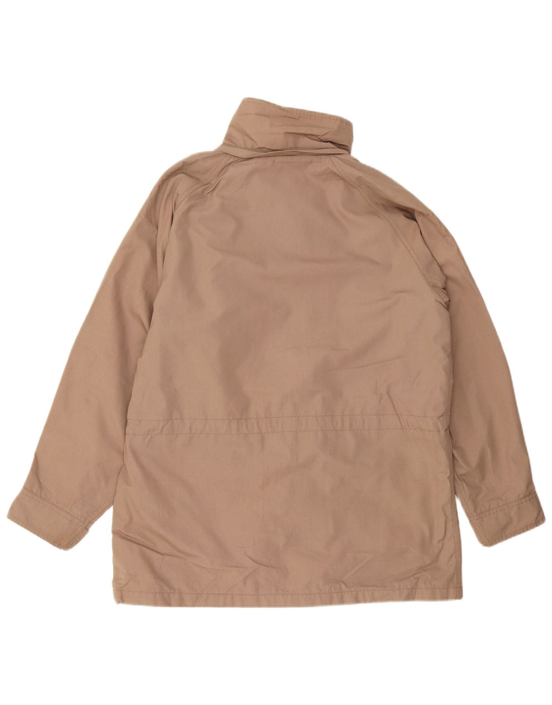 EDDIE BAUER Kvinder Utility Jacket UK 16 Large Beige Polyester