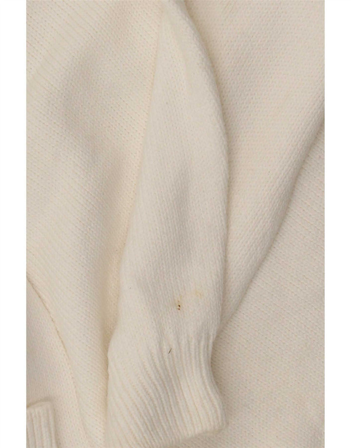 Marks & Spencer Dame sweater med rund hals DK 12 Medium White