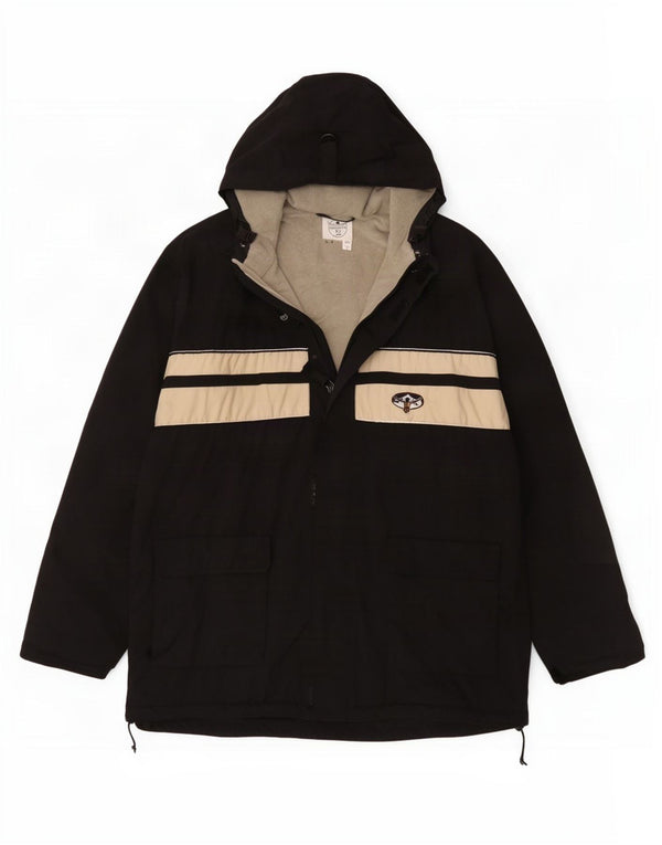 Chiemsee Herre Hooded Windbreaker Jacket UK 44 2XL Sort Colourblock