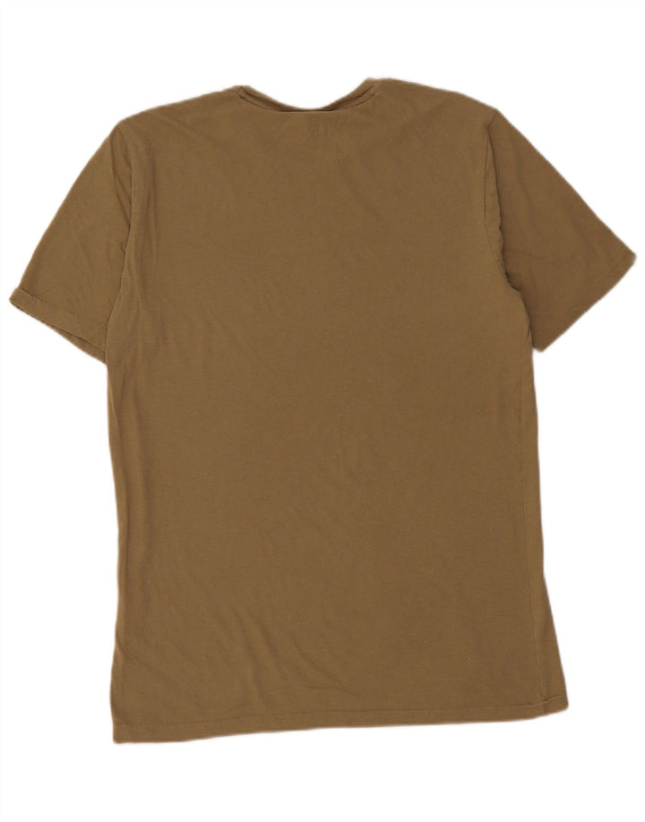 UNDER ARMOUR Herre T-Shirt Top Lille Khaki Bomuld