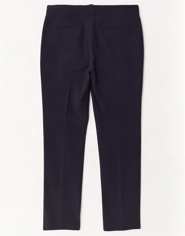Laura Ashley Dame Slim Chino Bukser UK 14 Medium W34 L28 Navy Blue