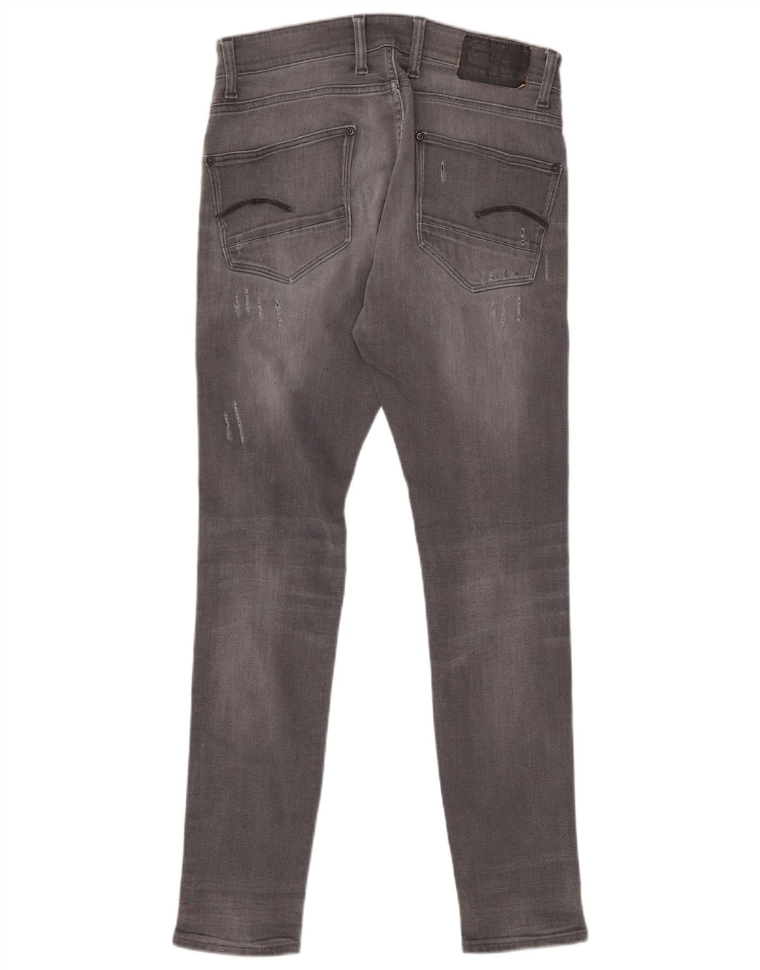 G-STAR Herre Revend Distressed Super Slim Jeans W32 L34 Grå Bomuld