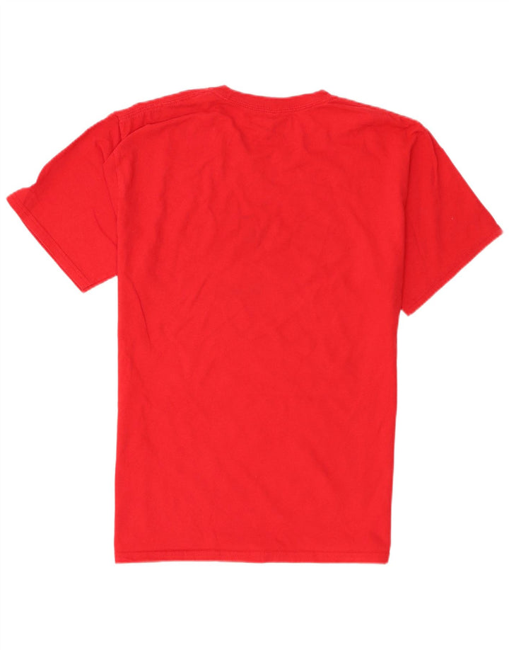 Champion Herre Ohio State Grafisk T-Shirt Top Medium Rød