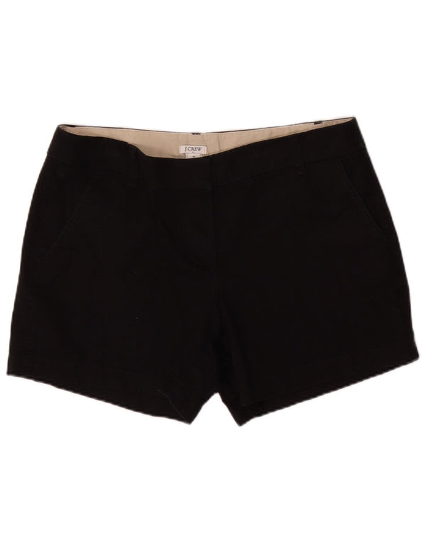 J. CREW Chino Shorts til kvinder US 10 Large W34 Black Bomuld