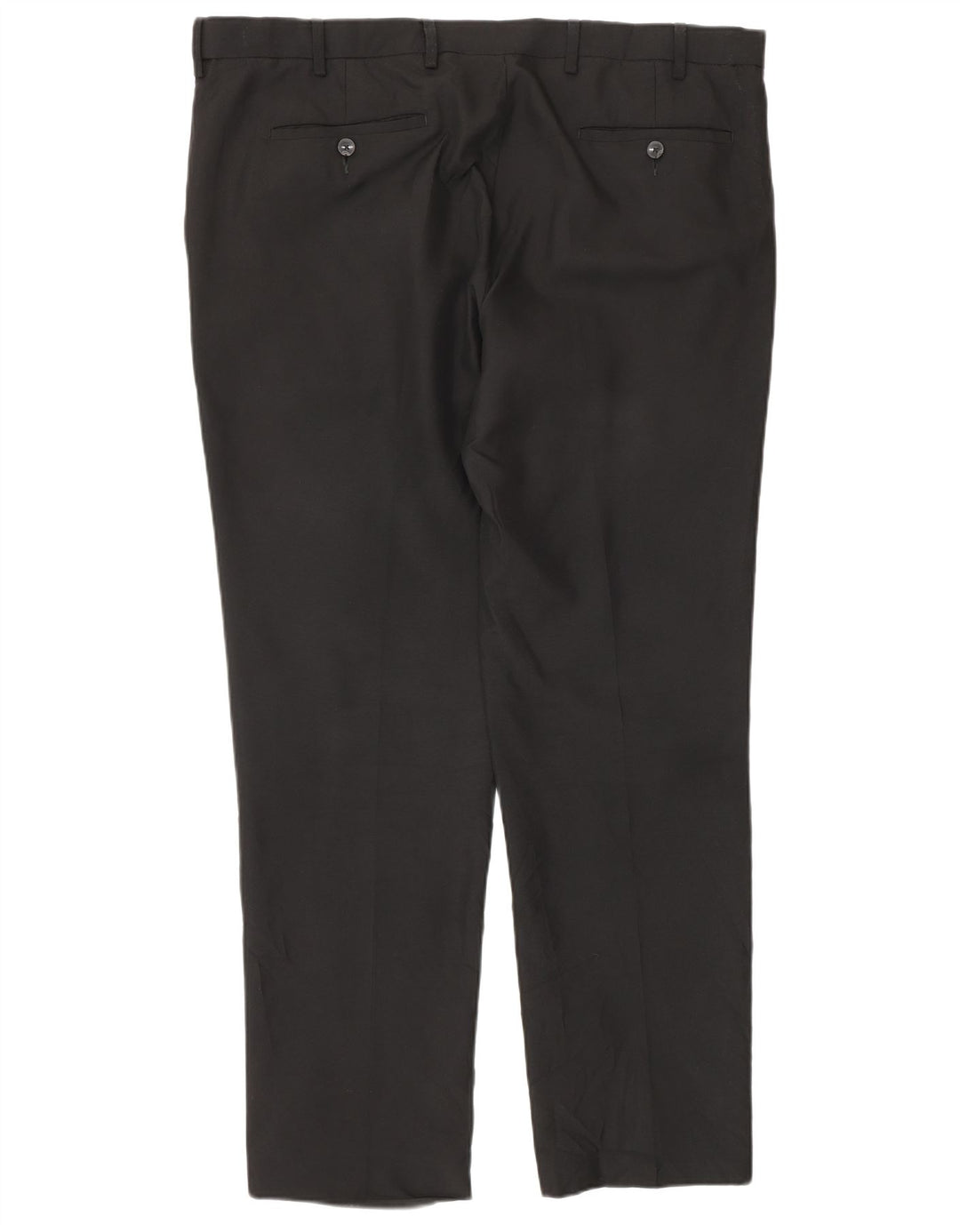 Marks & Spencer Herre Lige Regular Fit Suit Bukser W40 L30 Sort