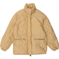 BELFE & BELFE Womens Oversized Padded Jacket UK 12 Medium Beige Vintage Belfe & Belfe and Second-Hand Belfe & Belfe from Messina Hembry 