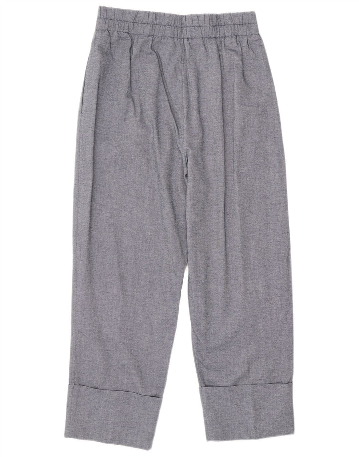 ZARA Lige Chinobukser til kvinder Medium W28 L25 Blå Bomuld