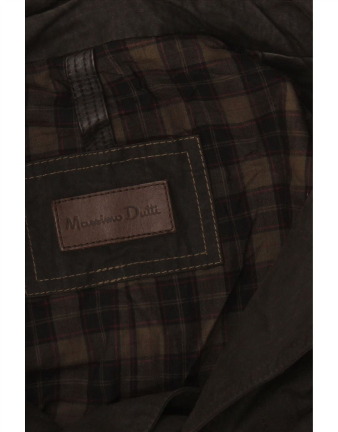 MASSIMO DUTTI Herre Utility Jacket UK 38 Medium Brown