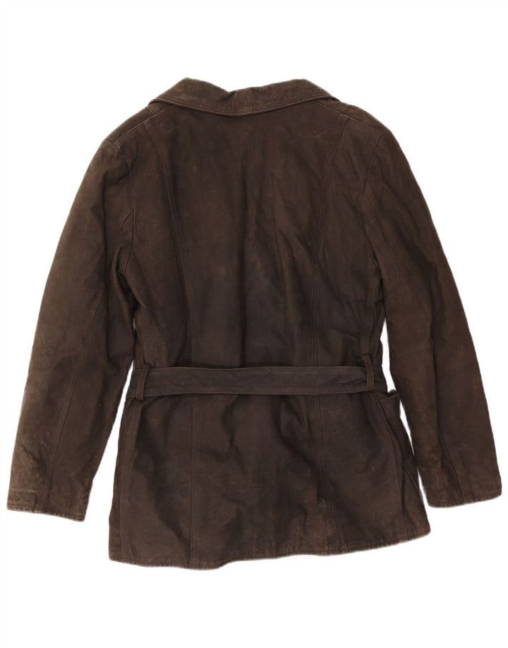 Vintage dame læderjakke UK 14 Medium Brown