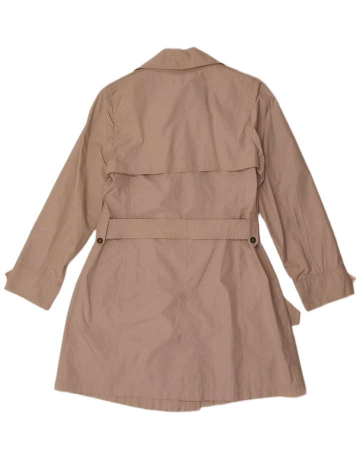 Geox Womens Respira Dobbeltradet Trench Coat UK 8 Small Beige Polyester