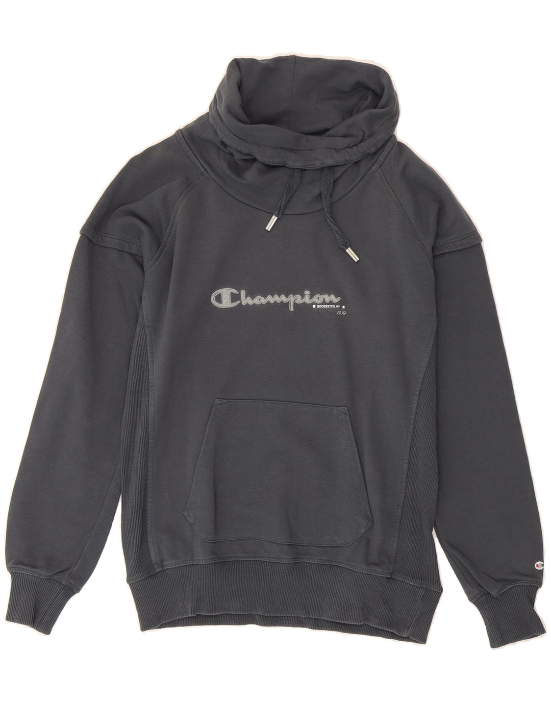 CHAMPION Womens Graphic Herritage Fit Sweatshirt Jumper UK 16 Large Grey Vintage Champion and Second-Hand Champion from Messina Hembry 