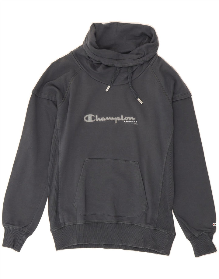 CHAMPION Womens Graphic Herritage Fit Sweatshirt Jumper UK 16 Large Grey Vintage Champion and Second-Hand Champion from Messina Hembry 