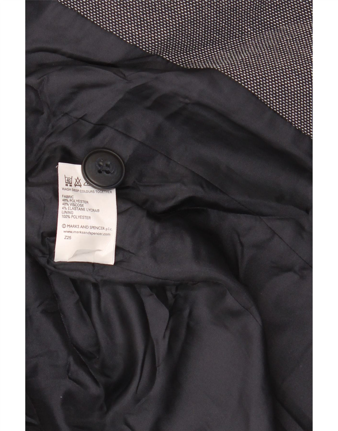 Marks & Spencer Dame Standard Blazer Jacket UK 16 Large Navy Blue
