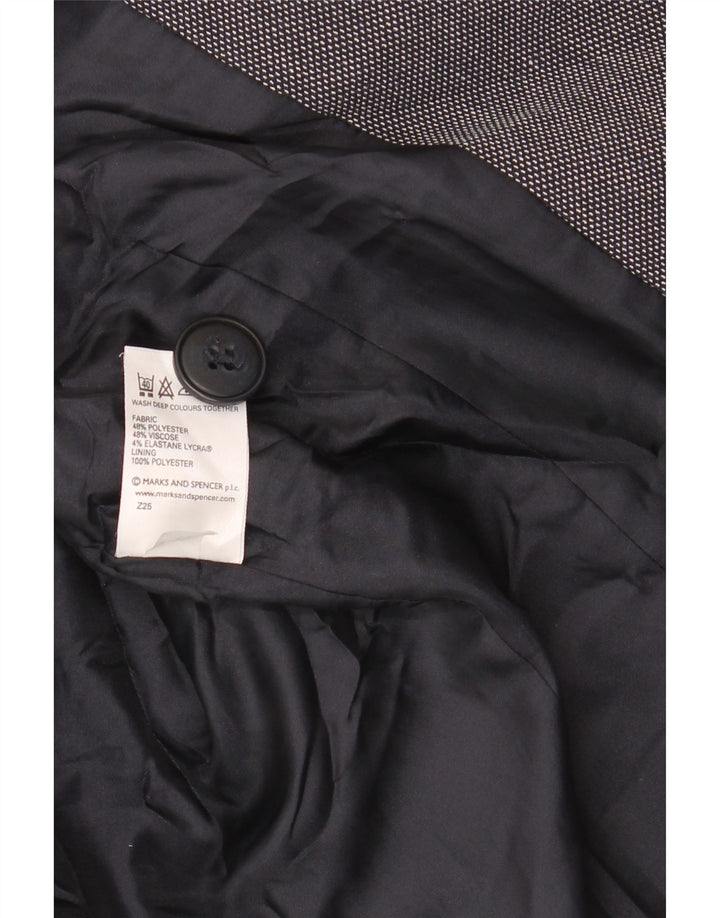 Marks & Spencer Dame Standard Blazer Jacket UK 16 Large Navy Blue