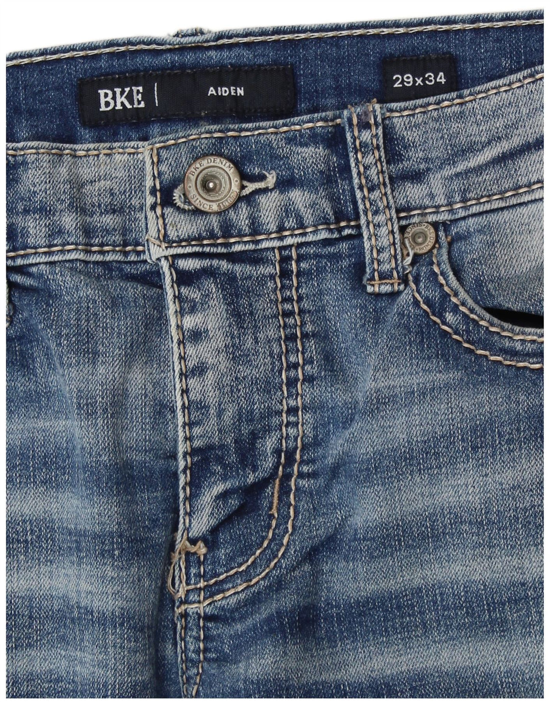 BKE Dame Aiden Bootcut Jeans W29 L34 Blå Bomuld