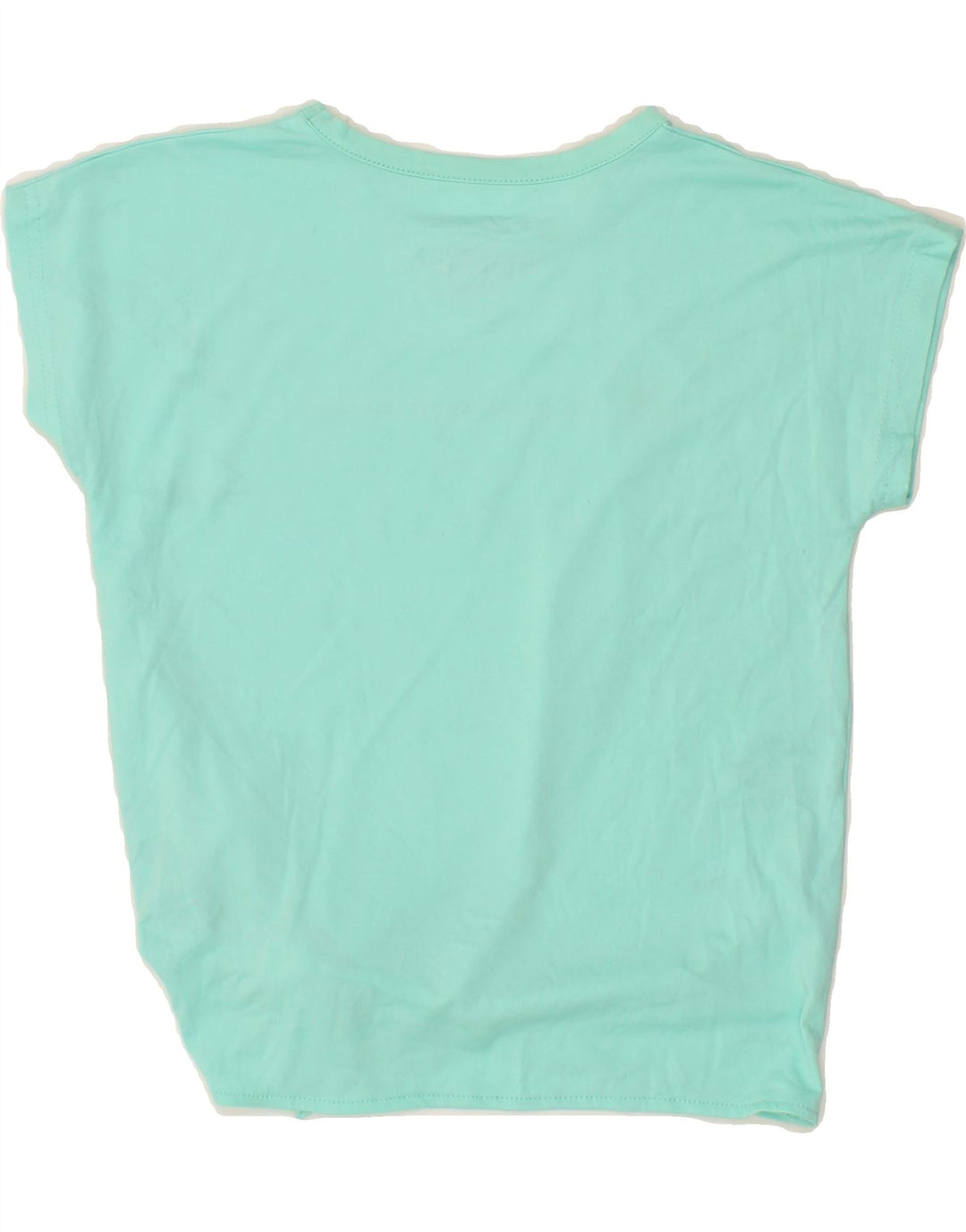 CHAMPION Girls Graphic T-Shirt Top 7-8 Years Turquoise Polyester Vintage Champion and Second-Hand Champion from Messina Hembry 