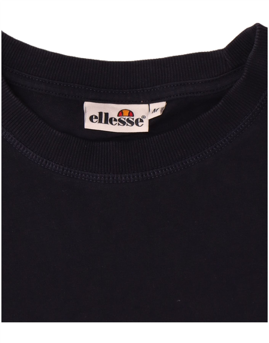 Ellesse Herre T-Shirt Top Medium Marineblå Bomuld