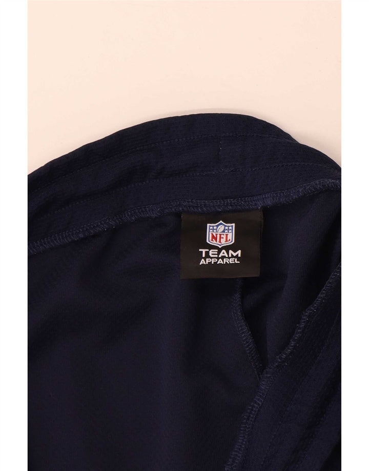 NFL Herre grafiske sportsshorts Medium Navy Blue Colourblock