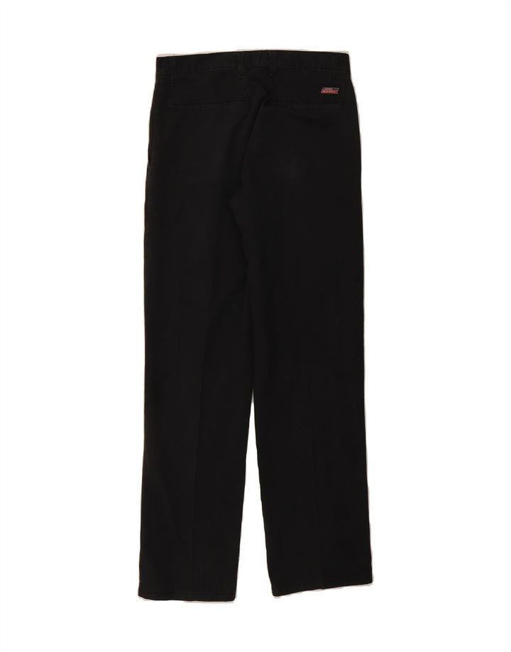 DICKIES Mens Straight Chino Trousers W29 L32 Black Polyester Vintage Dickies and Second-Hand Dickies from Messina Hembry 