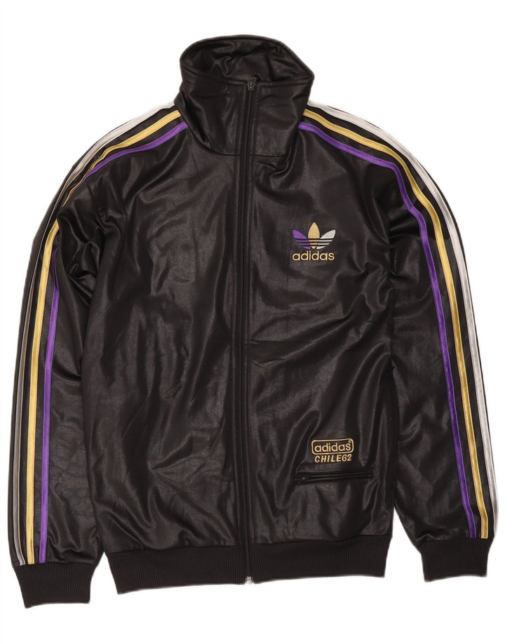 Adidas Herre grafisk træningsdragt Top jakke Lille sort polyester