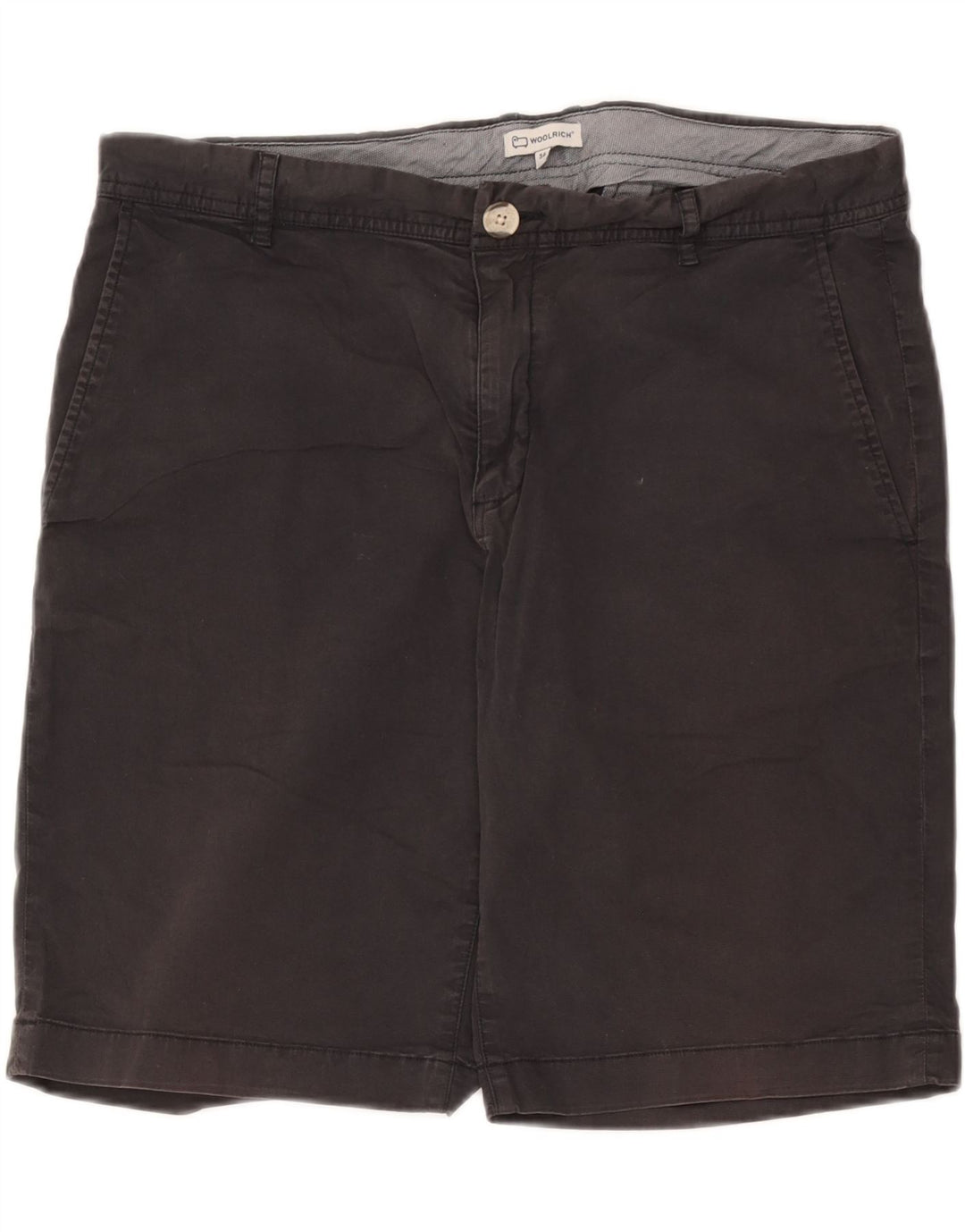 Woolrich Herre Chino Shorts W36 Large Black Bomuld