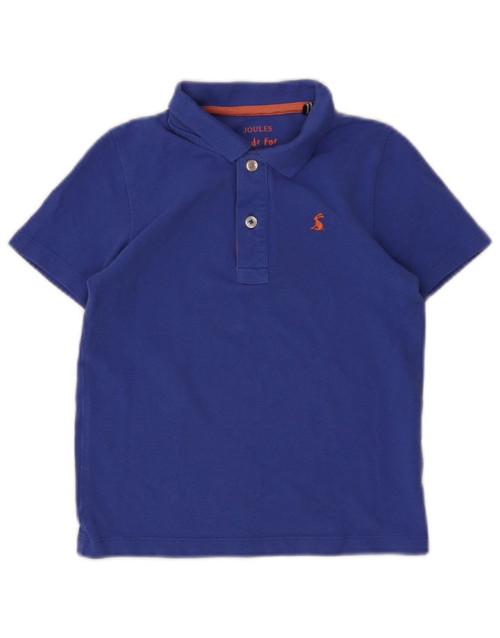 JOULES drenge poloshirt 7-8 år blå bomuld