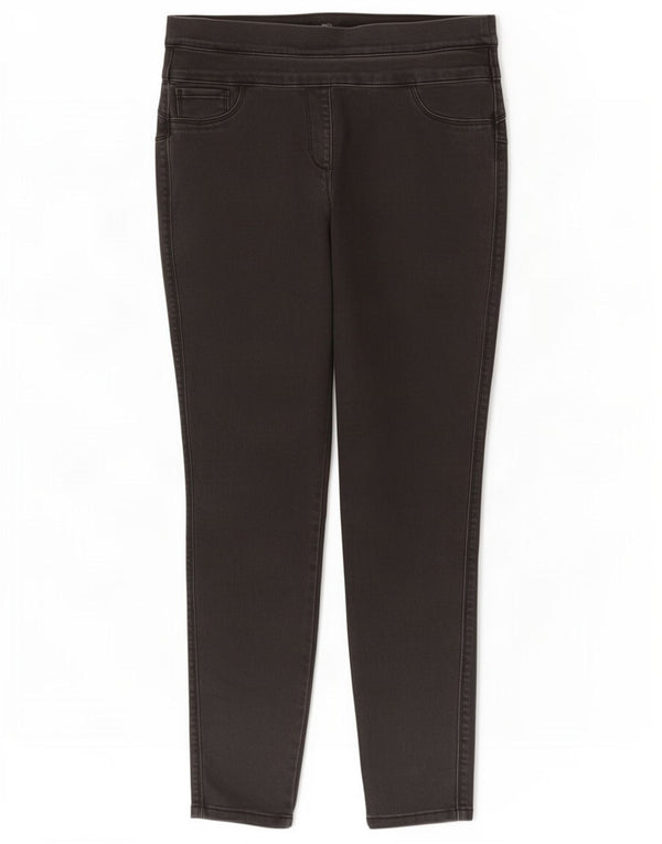 M&Co Womens Jegging Jeans UK 14 Medium W30 L29 Black Cotton