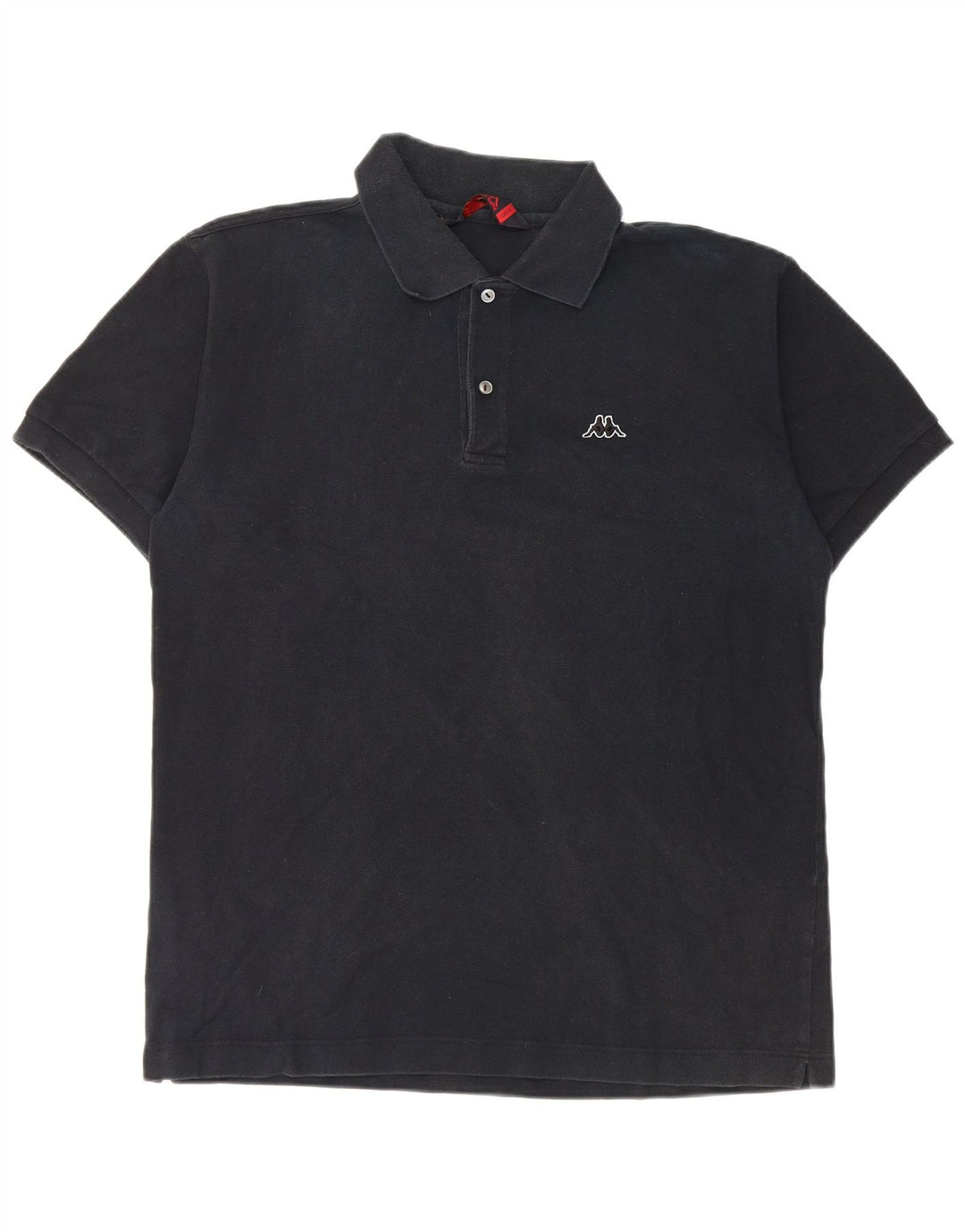 Kappa herre poloshirt stor sort bomuld