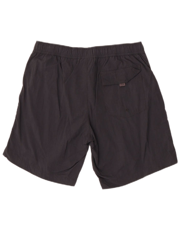 Champion Herre grafiske badeshorts Large Sort Polyamid Sports