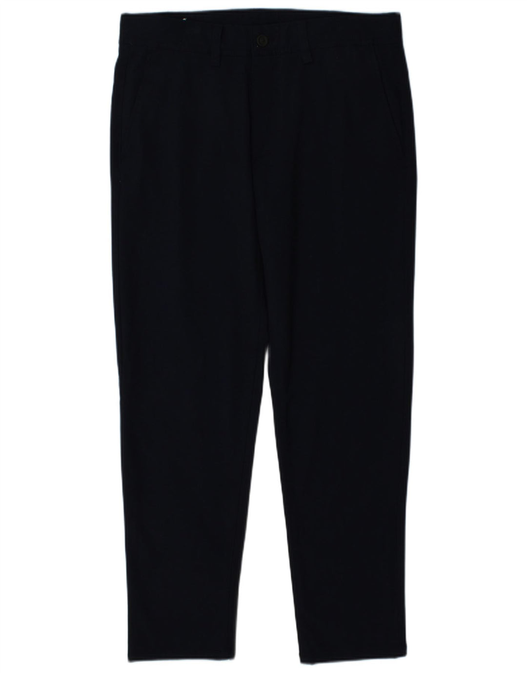 Zara Herre Slim Chino Bukser EU 40 Medium W31 L29 Marineblå Polyester