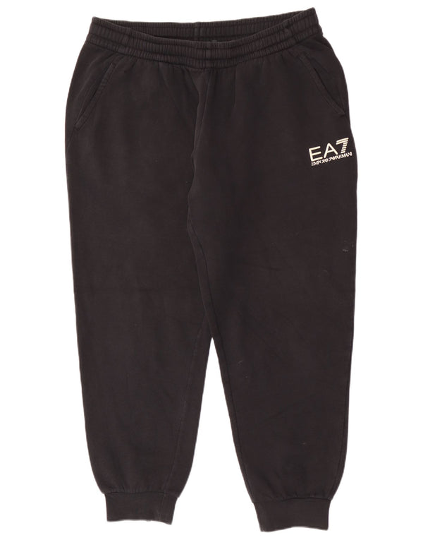 Emporio Armani Herre grafisk træningsdragt Bukser Joggers Large Sort