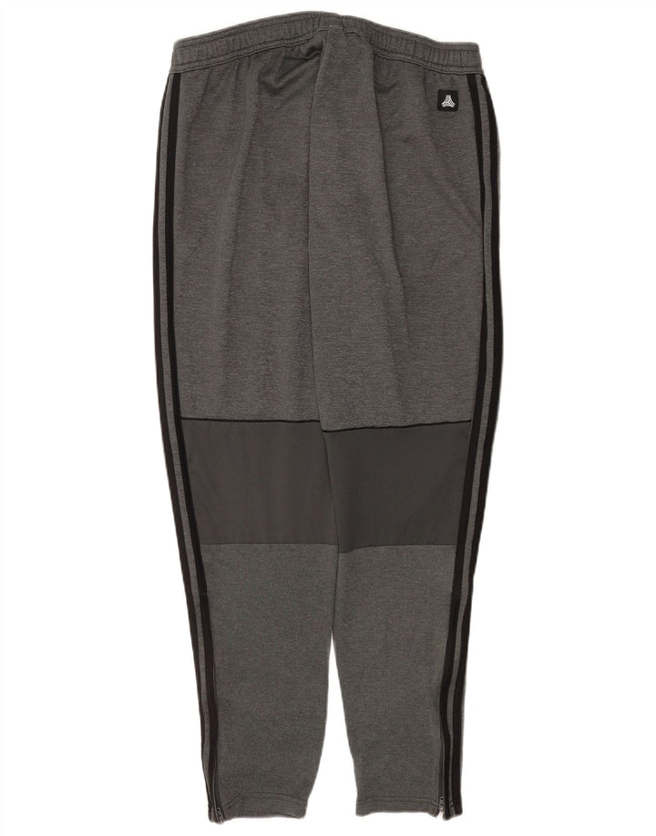 Adidas Træningsdragtsbukser til mænd Stor grå polyester