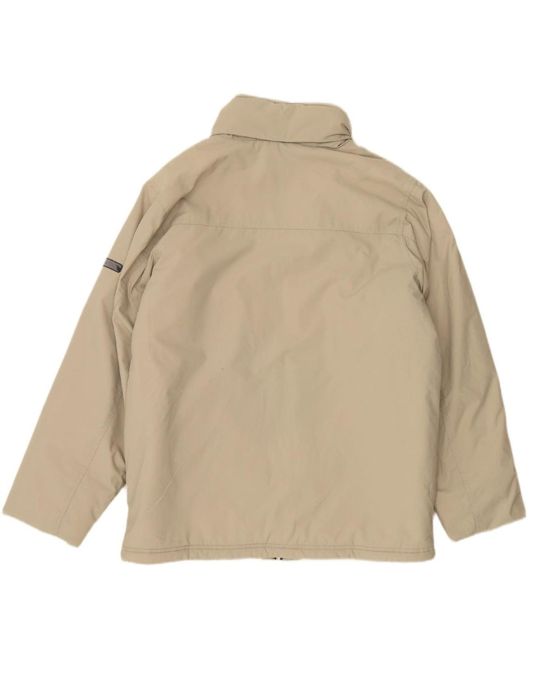 CHAMPION Mens Hooded Windbreaker Jacket UK 36 Small Grey Polyamide Vintage Champion and Second-Hand Champion from Messina Hembry 