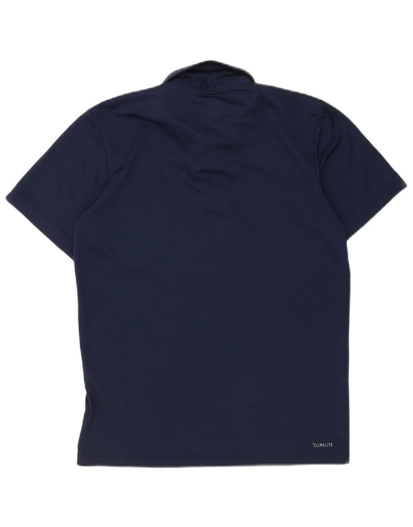 Adidas Climalite poloshirt til mænd, lille marineblå polyester