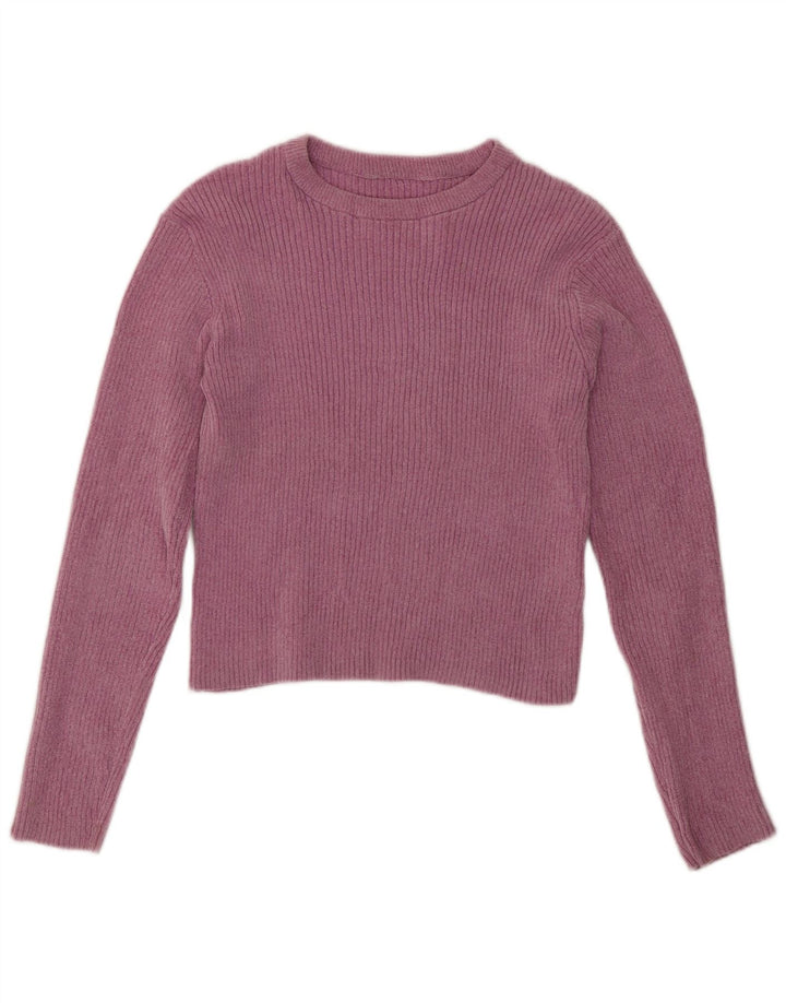 Marks & Spencer Girls Crop Top Langærmet 13-14 år Pink Polyester