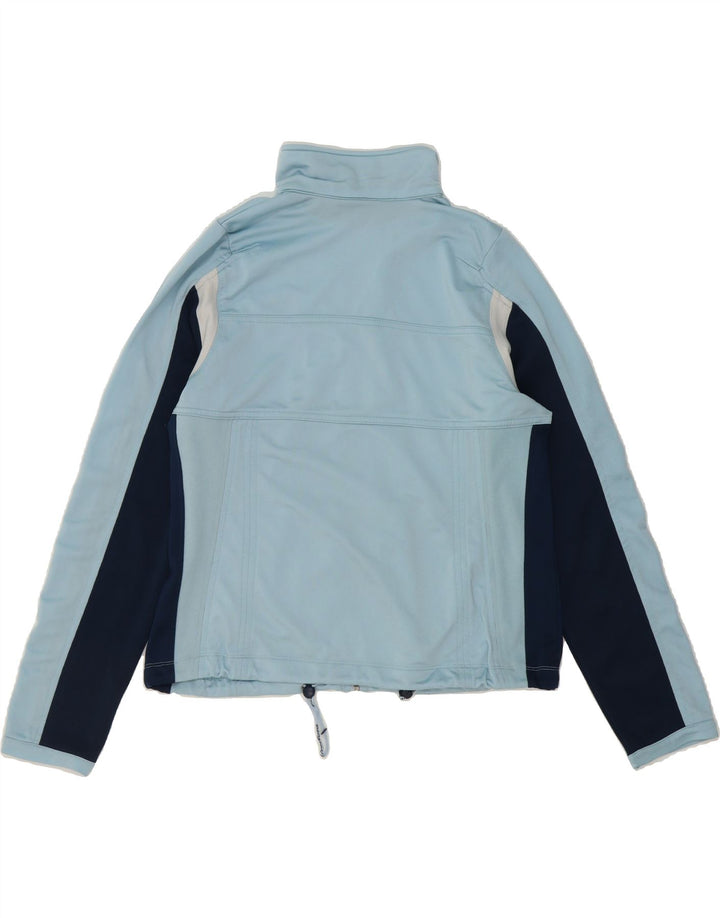 DIADORA Womens Tracksuit Top Jacket UK 14 Large Blue Colourblock Polyester Vintage Diadora and Second-Hand Diadora from Messina Hembry 