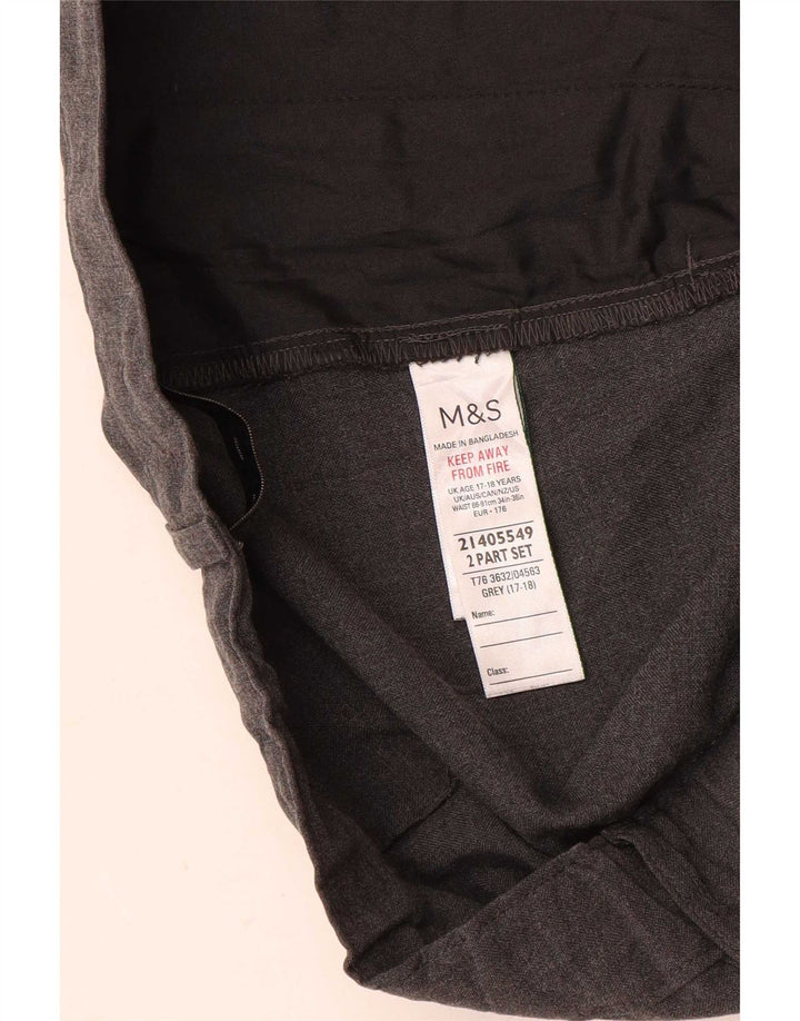 Marks & Spencer Boys Bukser 15-16 år W36 L29 Grå