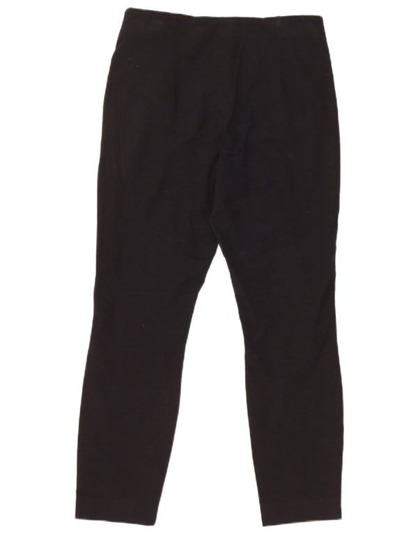 Ted Baker Dame Slim Casual Bukser Størrelse 2 Small W28 L25 Sort Bomuld