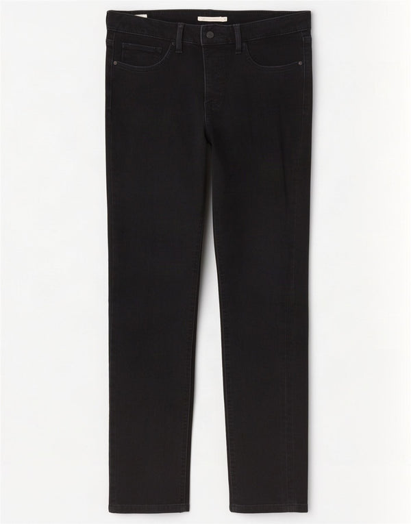 Levi's Dame 311 Skæreformende Skinny Jeans W31 L26 Sort