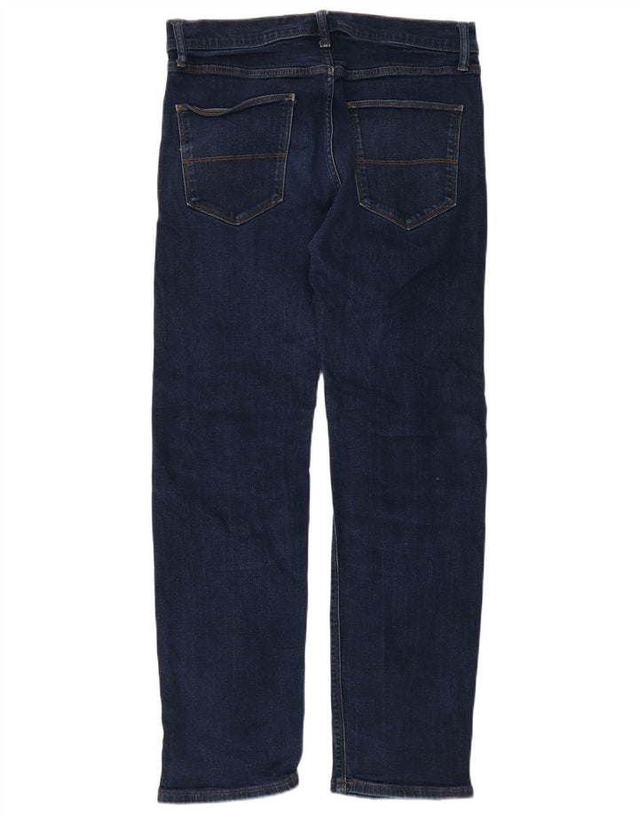 Marks & Spencer Straight Jeans til mænd W32 L31 Marineblå bomuld