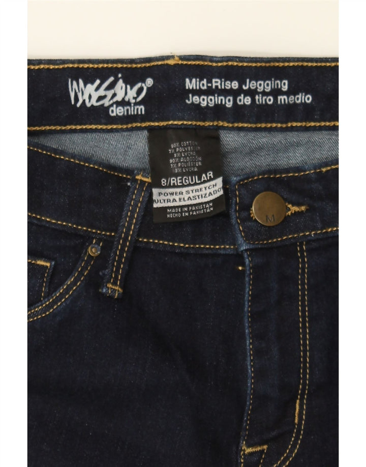 MOSSIMO Womens Mid Rise Legging Skinny Jeans US 8 Medium W30 L30 Navy Blue Vintage Mossimo and Second-Hand Mossimo from Messina Hembry 