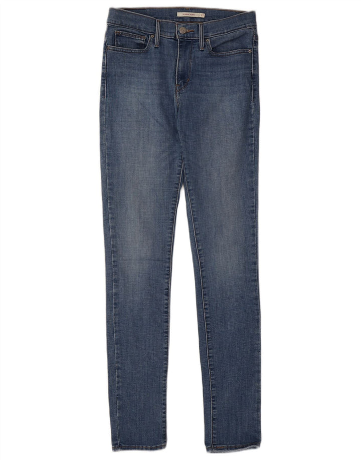 Levi's Dame Slankende Skinny Jeans W27 L32 Blå Bomuld