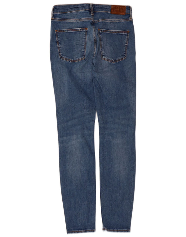 Zara Dame Skinny Jeans EU 38 Small W28 L28 Blå Bomuld