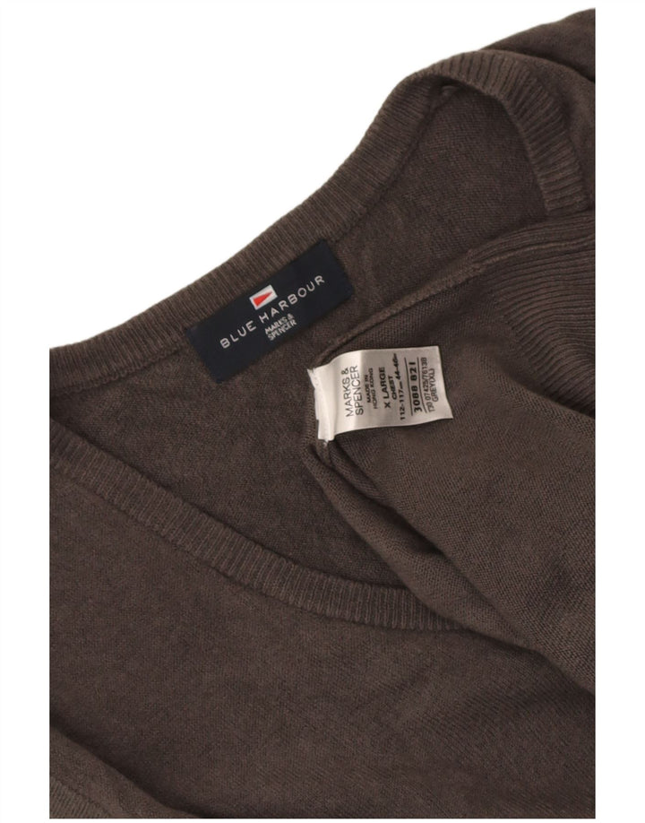 Marks & Spencer Herre Blue Harbor Vest Tank Top XL Grå Akryl