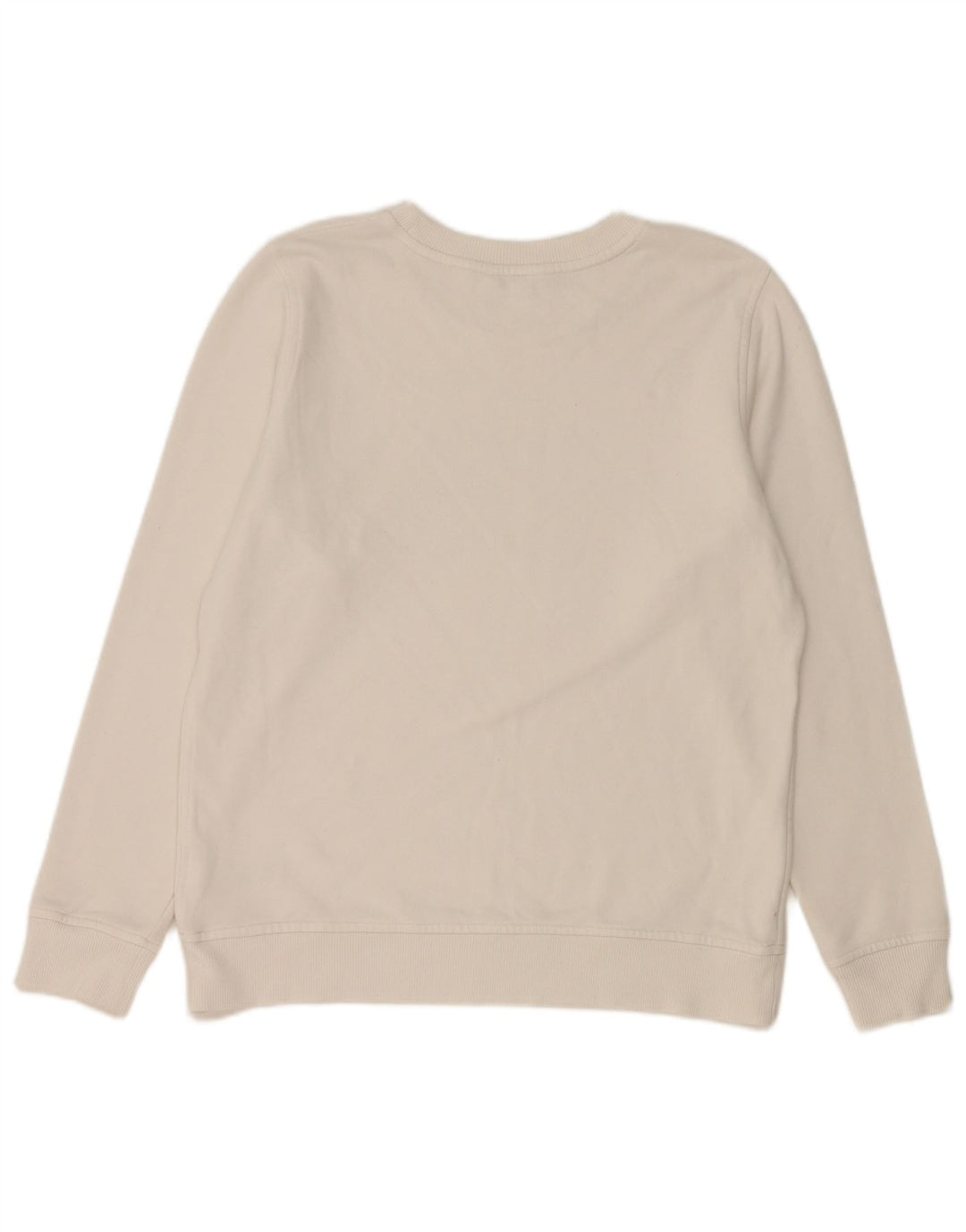 Tommy Hilfiger Dame Grafisk Oversized Sweatshirt Jumper UK 10 Small White